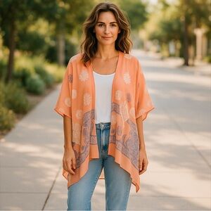Francesca Love Tree Aztec Kimono